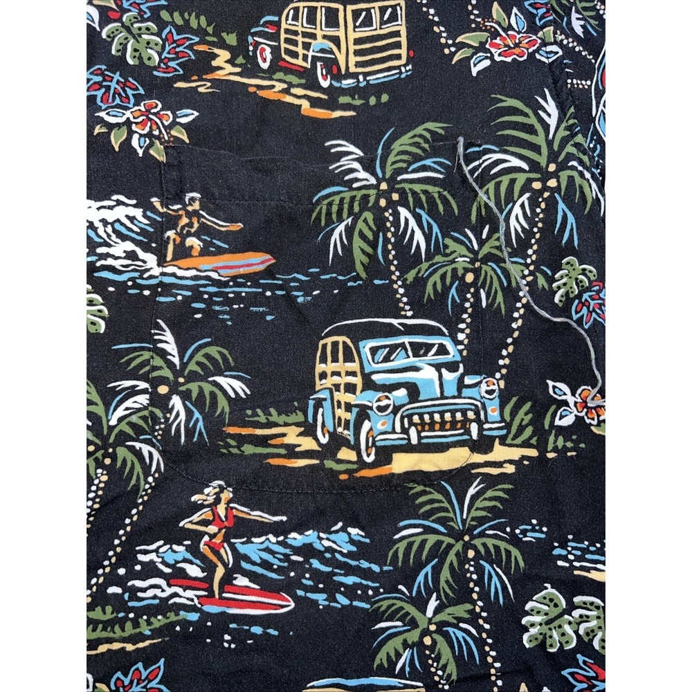 VTG Art Of Eddy Y By Reyn Spooner Dons Hot Rods Button Up Shirt Mens Size XL